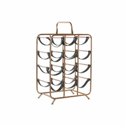 Flaschenregal DKD Home Decor Metall Kupfer Polyurethan (37 x 23.5 x 54 cm)
