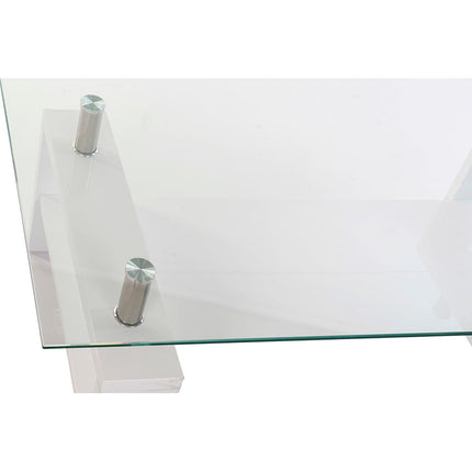 Beistelltisch DKD Home Decor S3023475 Kristall Metall Holz Aluminium Weiß Kunststoff 120 x 60 x 42 cm