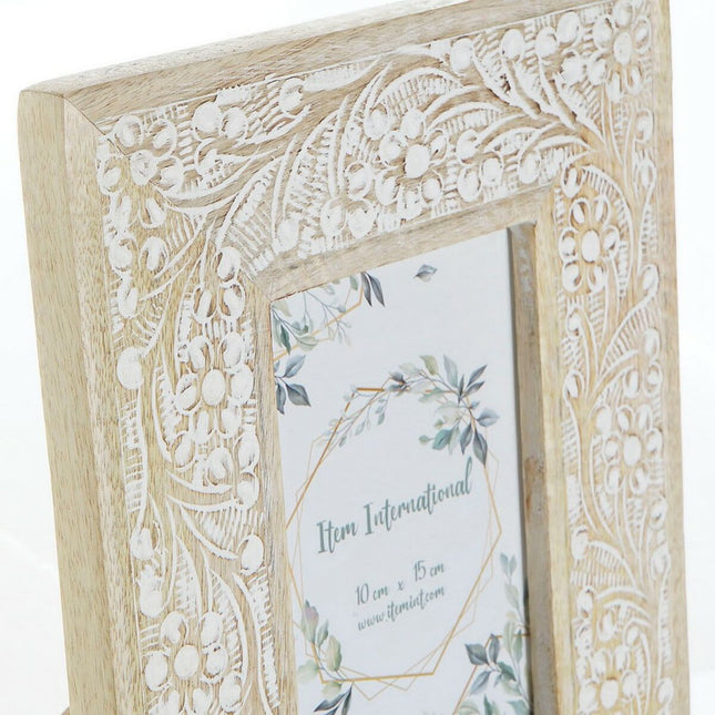 Fotorahmen DKD Home Decor Braun Mango-Holz Indianer 20 x 2 x 25 cm