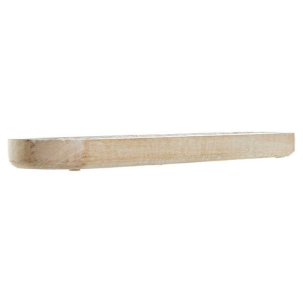 Tischdekoration DKD Home Decor 45,5 x 13,5 x 3,5 cm natürlich Braun Weiß Indianer Pflanzenblatt