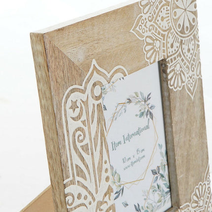 Fotorahmen DKD Home Decor 20 x 2 x 25,5 cm Braun Mango-Holz Indianer