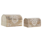 Box-Schmuckkästchen DKD Home Decor Mango-Holz Indianer (2 pcs)