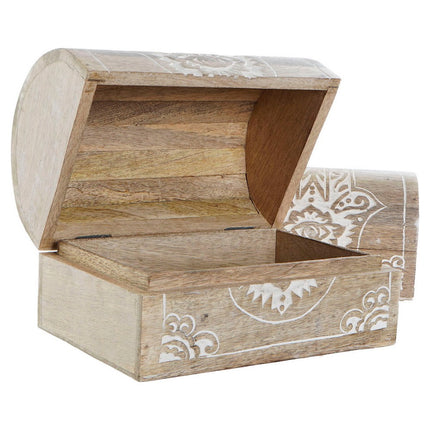 Box-Schmuckkästchen DKD Home Decor Mango-Holz Indianer (2 pcs)
