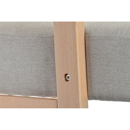 Schaukelstuhl DKD Home Decor Grau Holz Polyester (81 x 58 x 90 cm)