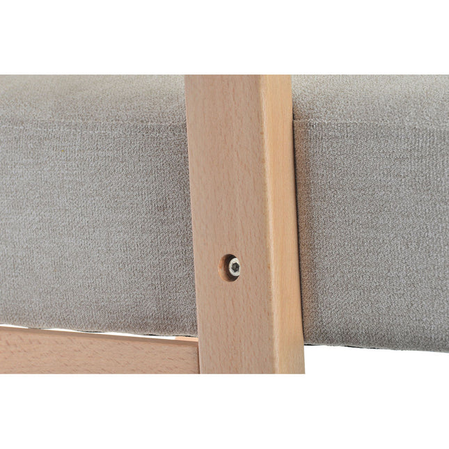 Schaukelstuhl DKD Home Decor Grau Holz Polyester (81 x 58 x 90 cm)