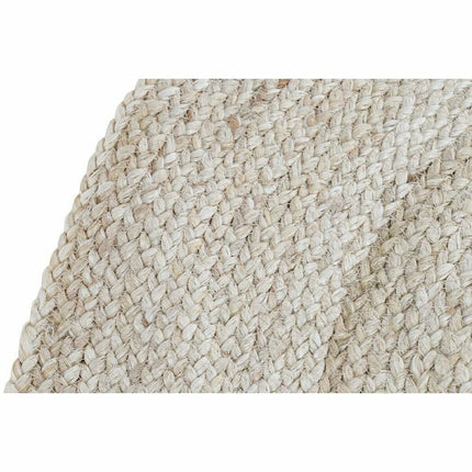 Teppich DKD Home Decor Faser Hellbraun (90 x 90 x 0.5 cm)
