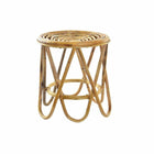 Beistelltisch DKD Home Decor Braun Rattan Tropical (38 x 38 x 41,7 cm)