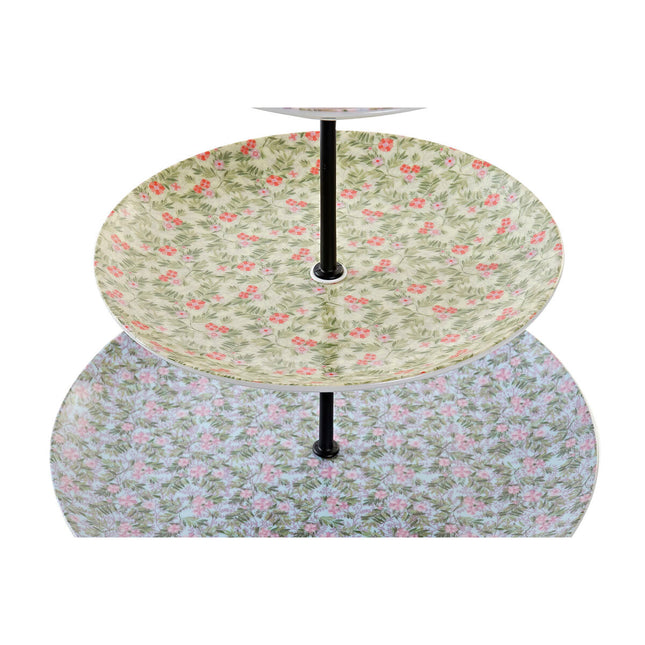 Obstschale DKD Home Decor Porzellan Metall Bunt 20 x 20 x 30 cm