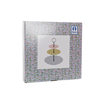 Obstschale DKD Home Decor Porzellan Metall Bunt 20 x 20 x 30 cm