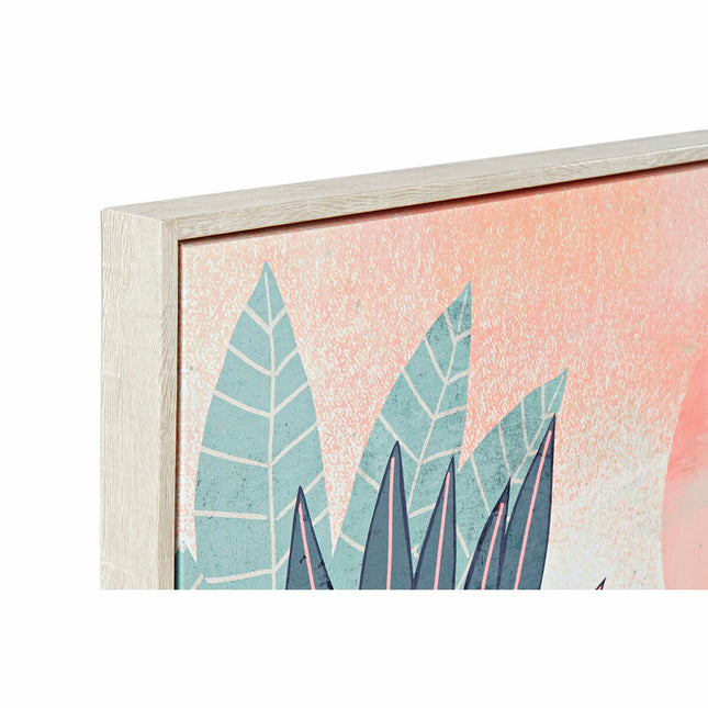 Bild DKD Home Decor 83 x 4,5 x 123 cm Boho Pflanzenblatt (2 Stück)