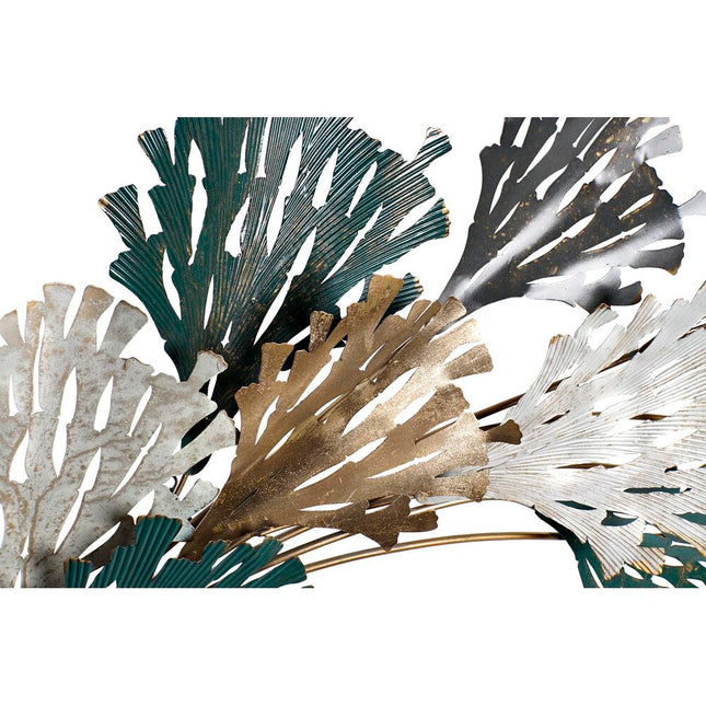 Wanddekoration DKD Home Decor 93,3 x 12 x 125,7 cm Grau Gold Weiß grün