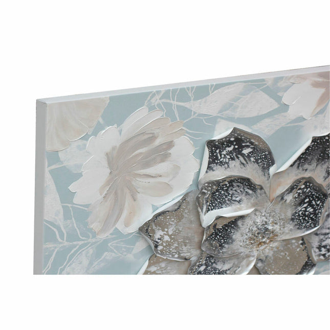 Bild DKD Home Decor 80 x 2,8 x 80 cm Blomster Shabby Chic (4 Stücke)