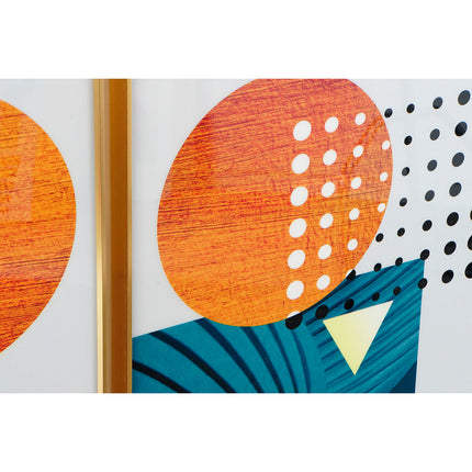 Bild DKD Home Decor abstrakt 60 x 3 x 80 cm Moderne (3 Stücke)