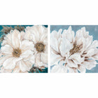 Bild DKD Home Decor 80 x 2,4 x 80 cm 80 x 3,5 x 80 cm Blomster Romantisch (2 Stück)