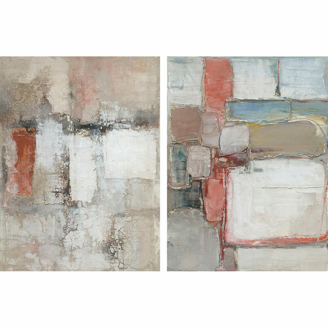 Bild DKD Home Decor 90 x 2,4 x 120 cm abstrakt Moderne (2 Stück)