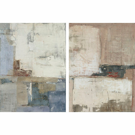 Bild DKD Home Decor 90 x 2,4 x 120 cm abstrakt Moderne (2 Stück)