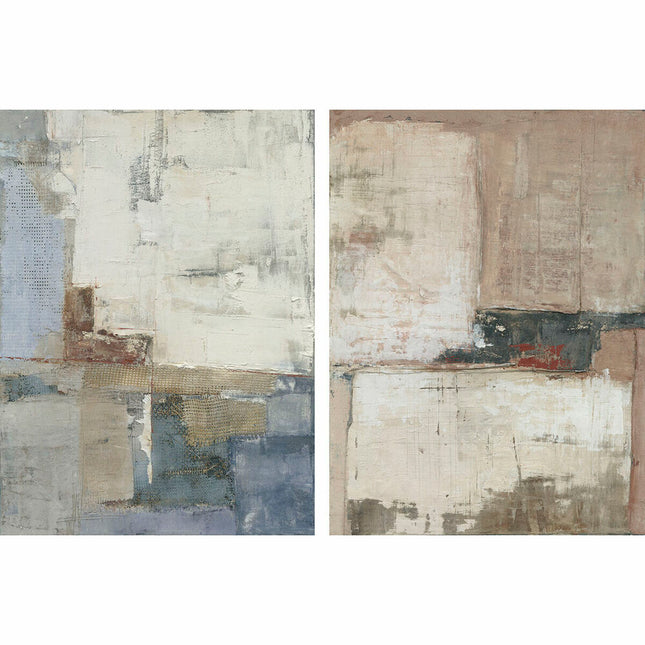 Bild DKD Home Decor 90 x 2,4 x 120 cm abstrakt Moderne (2 Stück)