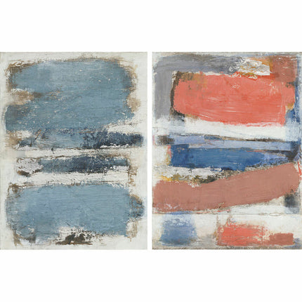 Bild DKD Home Decor 90 x 2,4 x 120 cm abstrakt Moderne (2 Stück)