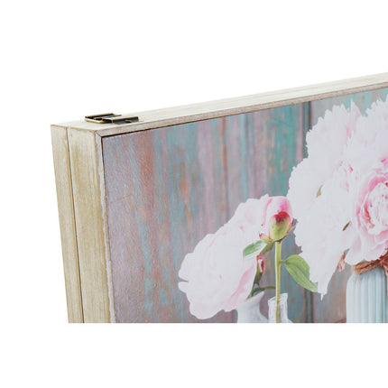 Schlüsselschrank DKD Home Decor Grau Holz MDF (46.5 x 6 x 31.5 cm) (2 pcs)