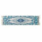 Teppich DKD Home Decor Blau Baumwolle Chenille (60 x 240 x 1 cm)