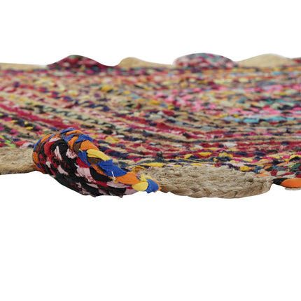 Teppich DKD Home Decor Baumwolle Bunt Jute (120 x 180 x 1 cm)