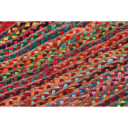 Teppich DKD Home Decor Baumwolle Bunt Jute (200 x 290 x 1 cm)