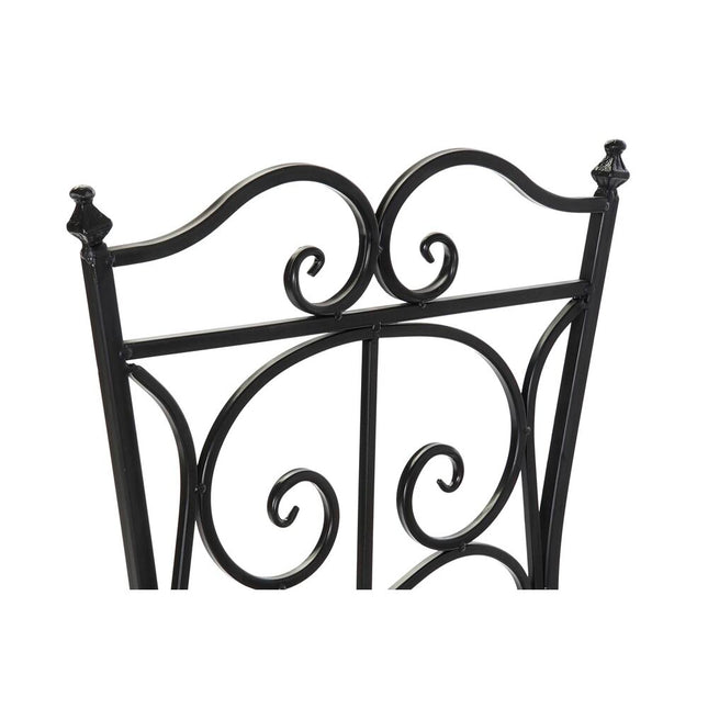 Havestol DKD Home Decor Schwarz 39 x 50 x 93 cm aus Keramik Bunt schmiedeeisern (39 x 50 x 93 cm)