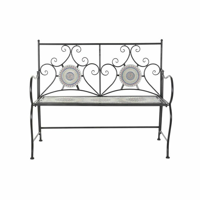 Bank DKD Home Decor aus Keramik Mosaik Metall (111 x 54 x 88 cm)