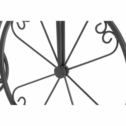 Blumentopf DKD Home Decor Fahrrad aus Keramik Mosaik Schwarz Bunt schmiedeeisern 70 x 28 x 57 cm (70 x 28 x 57 cm)