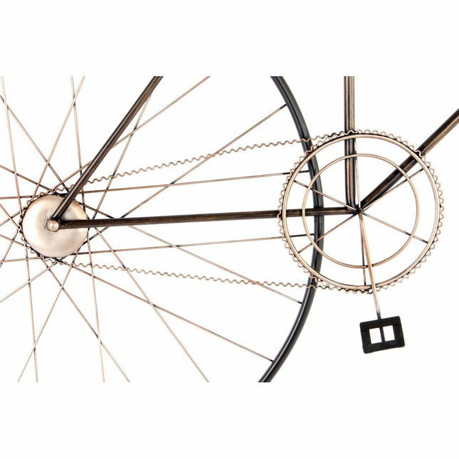 Wanddekoration DKD Home Decor 150 x 6 x 95 cm Schwarz Fahrrad Gold Vintage (2 Stück)