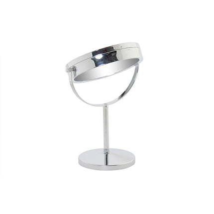 Vergrößerungsspiegel mit LED DKD Home Decor Silberfarben (21,5 x 13,5 x 32,5 cm)