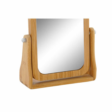 Vergrößerungsspiegel DKD Home Decor natürlich Bambus (21,7 x 5,5 x 21,5 cm)