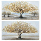 Bild DKD Home Decor 100 x 3 x 50 cm Baum Traditionell (2 Stück)