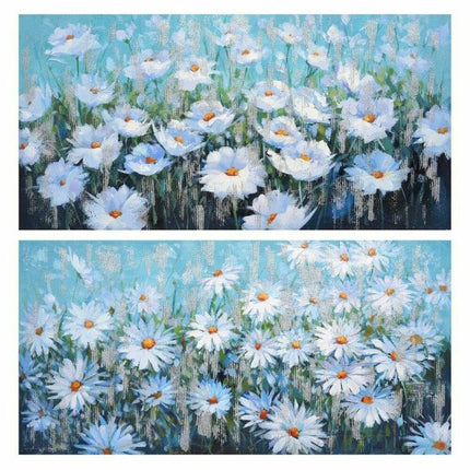 Bild DKD Home Decor 120 x 3 x 60 cm Blomster Shabby Chic (2 Stück)