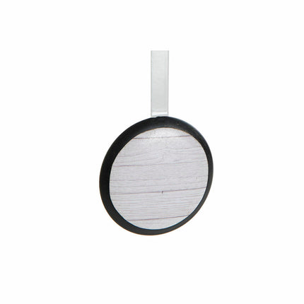 Wanduhr DKD Home Decor 32 x 5 x 56 cm natürlich Weiß Kunststoff Haus Holz MDF (2 Stück)