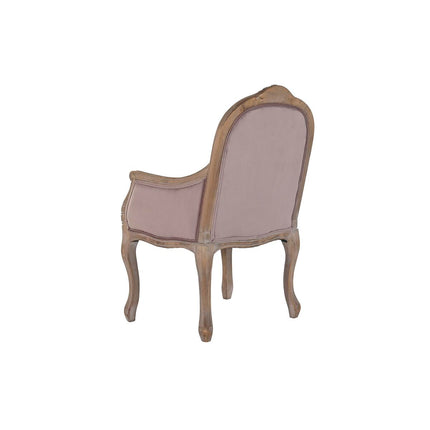 Esszimmerstuhl DKD Home Decor Rosa natürlich 62 x 55 x 100 cm 63,5 x 50 x 102 cm