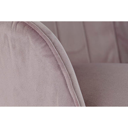Stuhl DKD Home Decor Rosa Kautschukholz (56 x 55 x 74 cm)