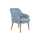 Stuhl DKD Home Decor Blau Holz Polyester (61 x 68 x 78 cm)