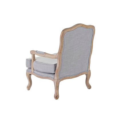 Sessel DKD Home Decor 66 x 66 x 94 cm natürlich Holz Hellgrau