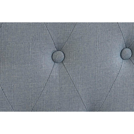 Kopfende des Betts DKD Home Decor 180 x 8 x 135 cm Blau Kautschukholz