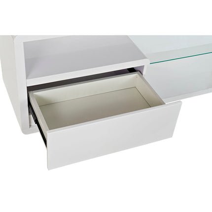 TV-Möbel DKD Home Decor Weiß Kristall 140 x 40 x 50 cm Holz MDF