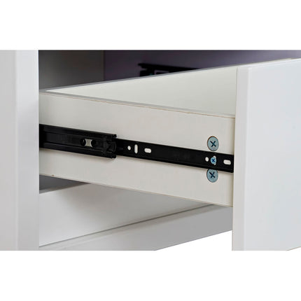TV-Möbel DKD Home Decor Weiß Kristall 140 x 40 x 50 cm Holz MDF