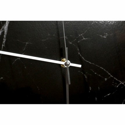 Wanduhr DKD Home Decor Schwarz 40 x 5 x 40 cm Aluminium Weiß Moderne (2 Stück)