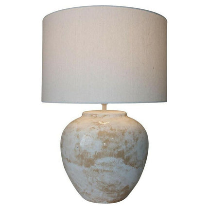 Tischlampe DKD Home Decor S3020918 42 x 42 x 60 cm aus Keramik Creme Kunststoff 220 V 50 W