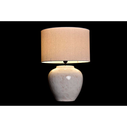 Tischlampe DKD Home Decor S3020918 42 x 42 x 60 cm aus Keramik Creme Kunststoff 220 V 50 W