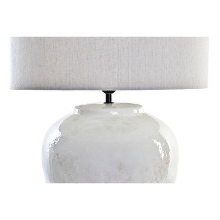 Tischlampe DKD Home Decor S3020918 42 x 42 x 60 cm aus Keramik Creme Kunststoff 220 V 50 W