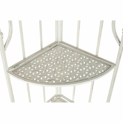 Regal DKD Home Decor Weiß Metall 4 Regale (50 x 35 x 161 cm) (50 x 35 x 161 cm)