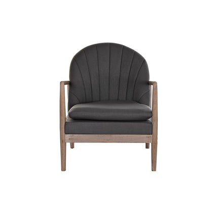 Sitz DKD Home Decor Tanne Polyester Dunkelgrau (67 x 70 x 89 cm)