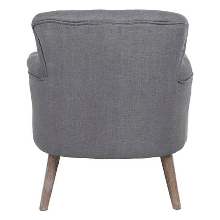 Sitz DKD Home Decor Tanne Polyester Dunkelgrau (65 x 62 x 77 cm)