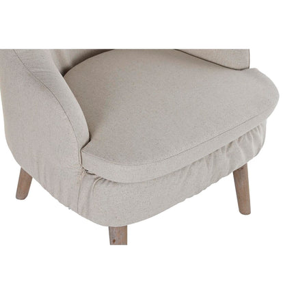 Sitz DKD Home Decor Tanne Beige Polyester (61 x 46 x 75 cm)